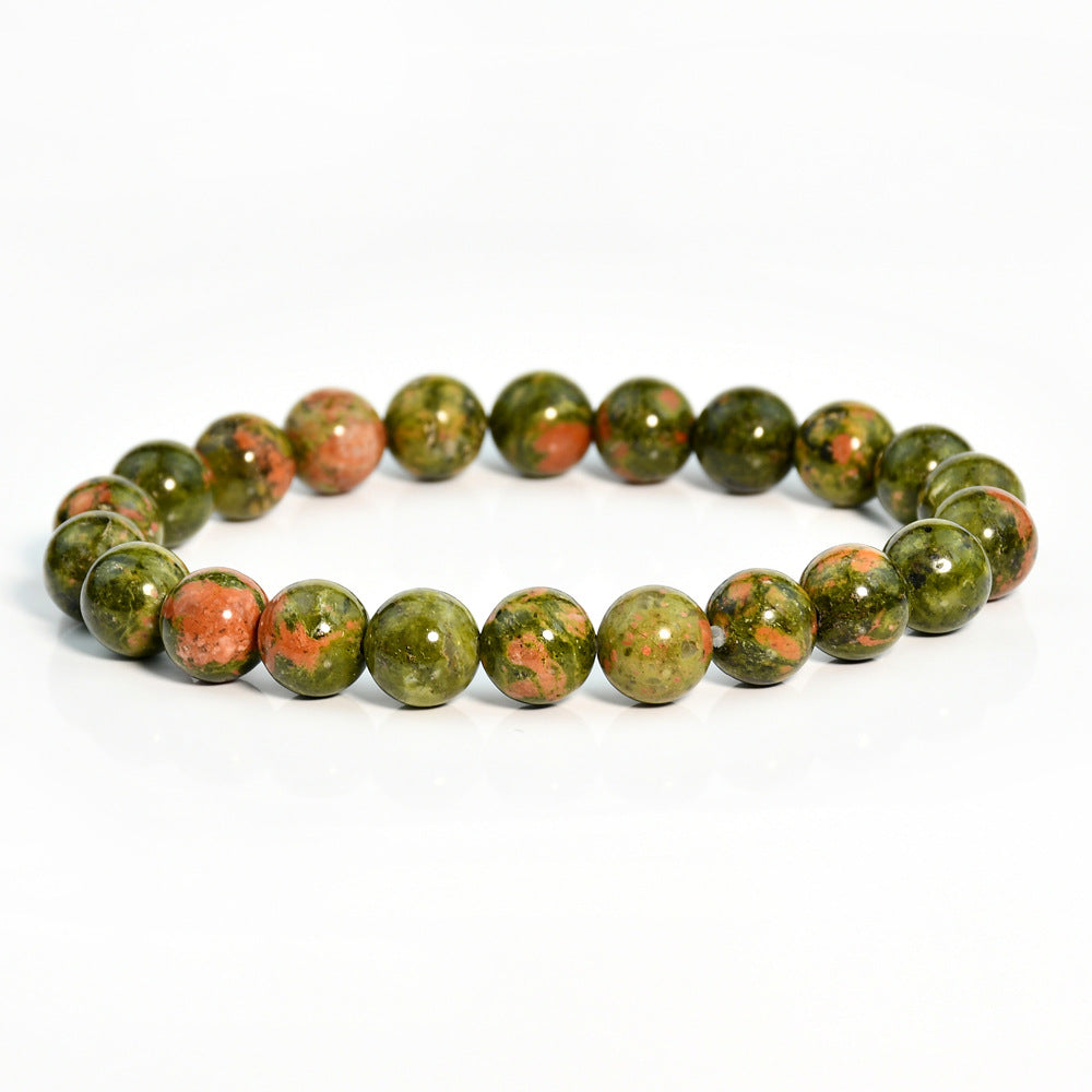 Wholesale New Chinese bracelet 8mm round beads natural stone bracelet